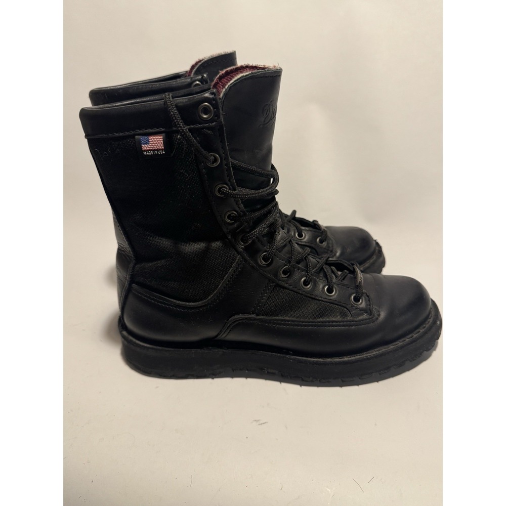 Danner Womens Acadia 8" Black Gore Tex Leather Boots Size 8.5